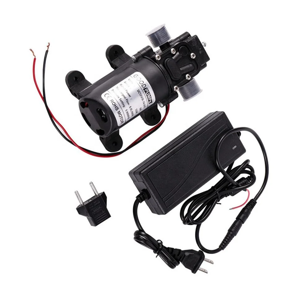 DC12V 72W 6A Self Priming Diaphragm Pump Micro Electric Reflux Water Pump