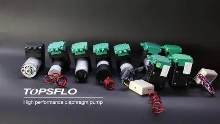12V 및 24V 브러시 모터를 갖춘 대형 전기 고진공 미니 다이어프램 펌프